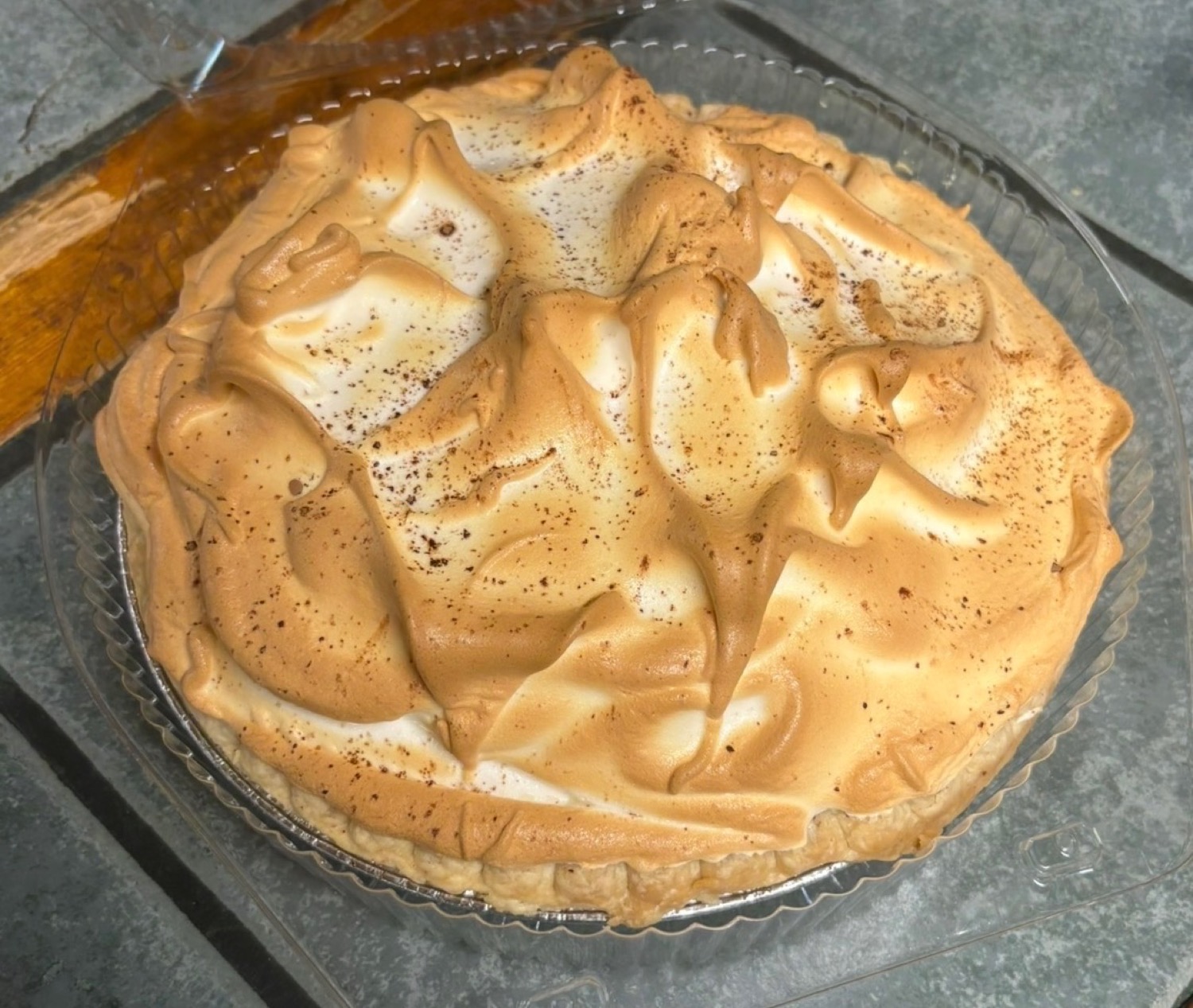 Homemade meringue pie at Greenwood Grocery & Grill